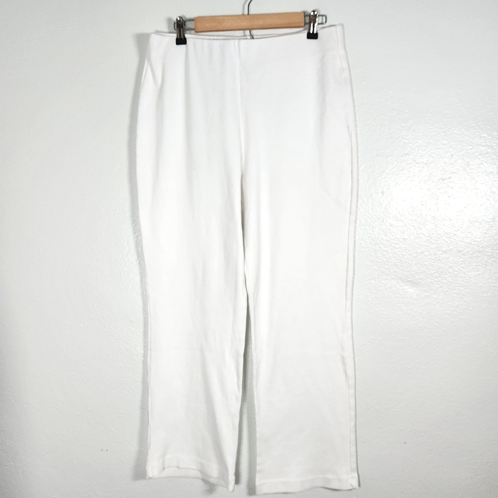GRP1 Knits Cotton White  Pants Large
